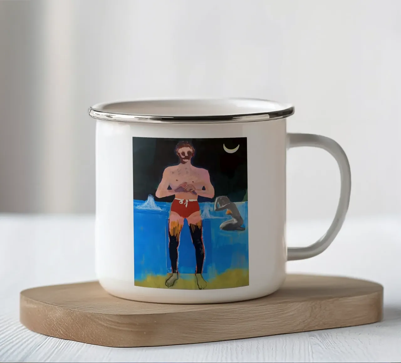 Peter Doig - Bagnante per la secessione, 2020 tazza in smalto da Milfordpaint