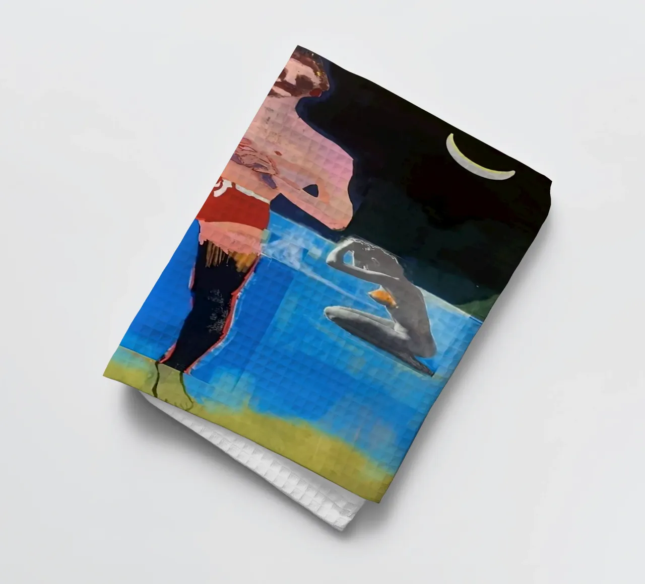 Peter Doig - Bather for Secession, 2020 torchon de Milfordpaint