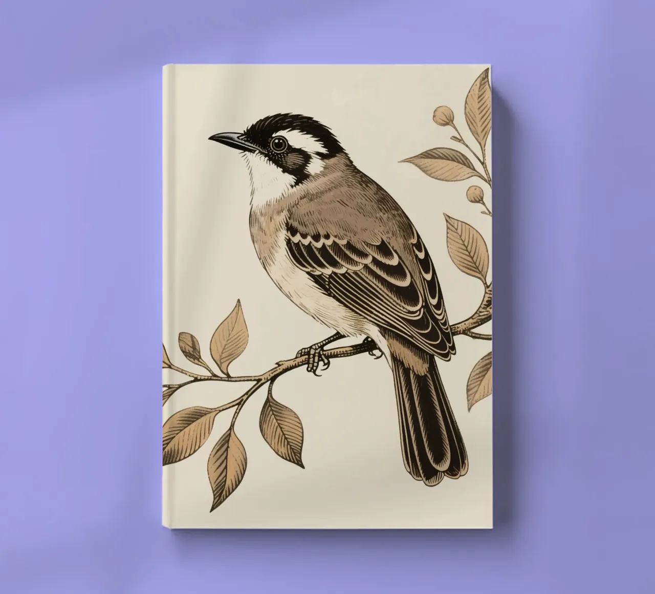 Bird In Branch notebook by knowledge