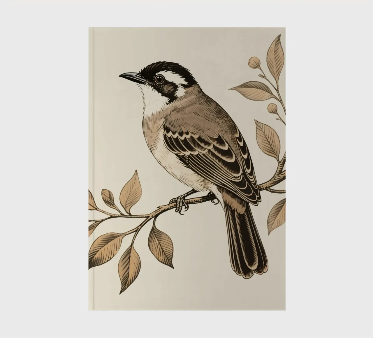 Bird In Branch notebook by knowledge