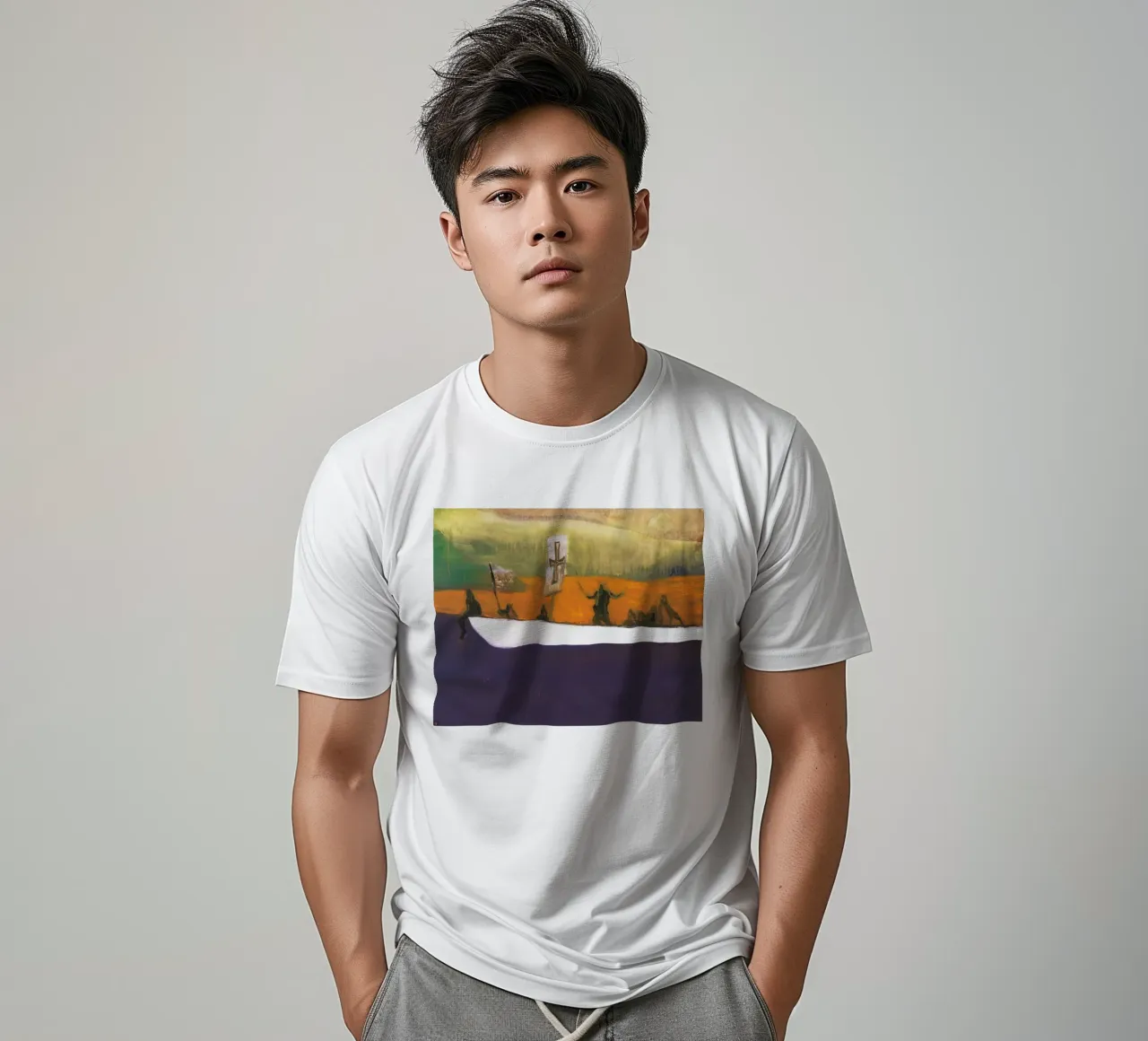 Peter Doig - Canoa, 2008 t-shirt da Milfordpaint