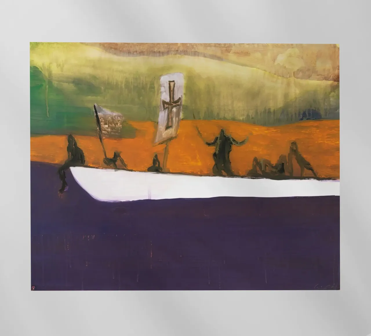 Peter Doig - Canoa, 2008 pellicola backlit da Milfordpaint