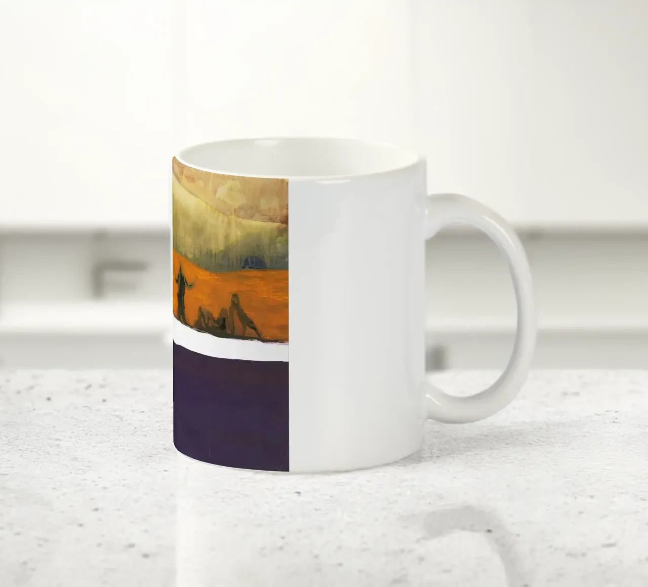 Peter Doig - Canoa, 2008 tazza in ceramica da Milfordpaint