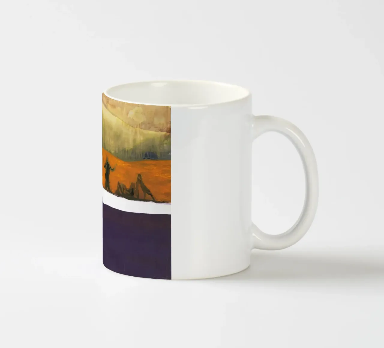 Peter Doig - Canoa, 2008 tazza in ceramica da Milfordpaint