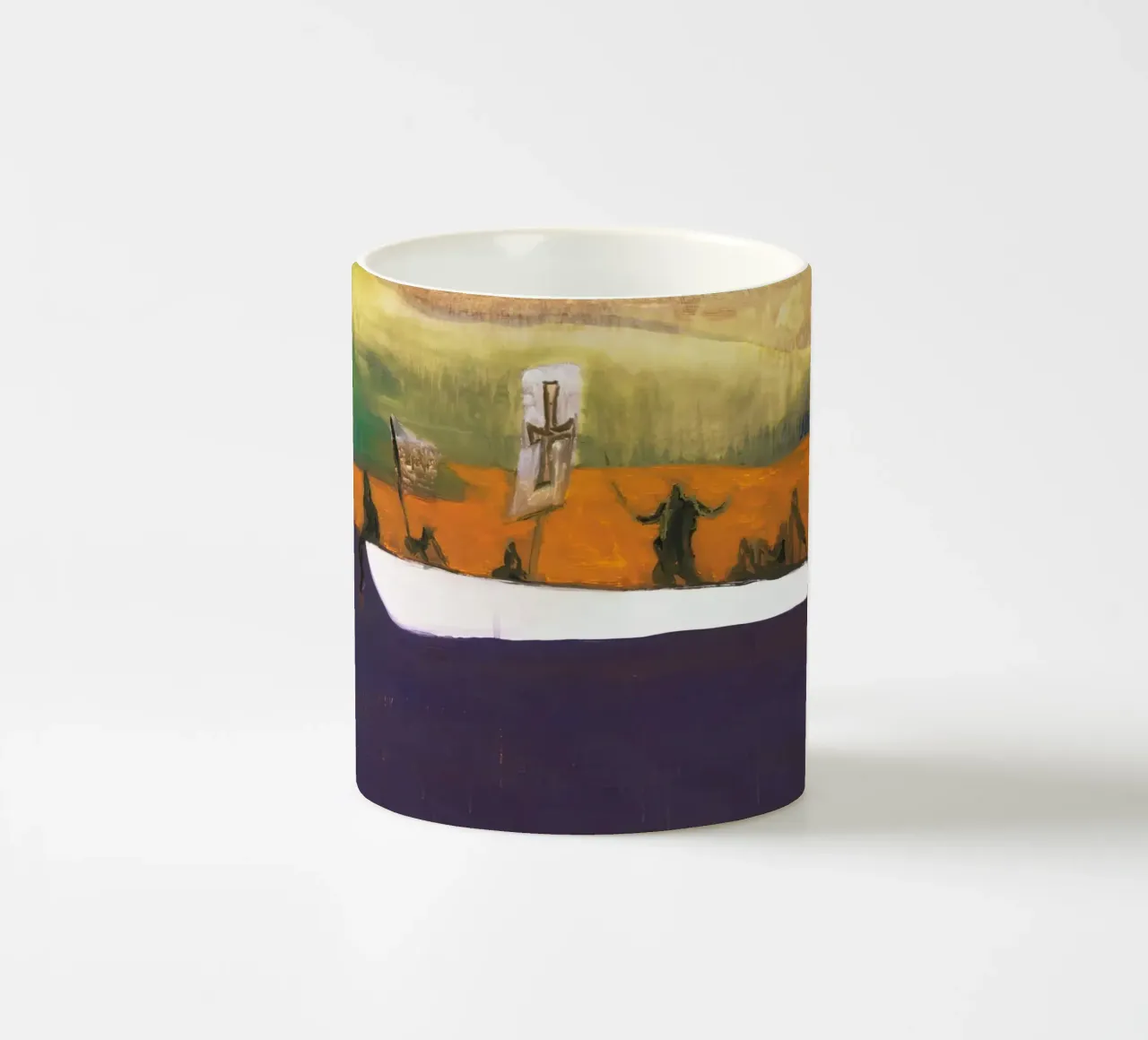 Peter Doig - Canoa, 2008 tazza in ceramica da Milfordpaint