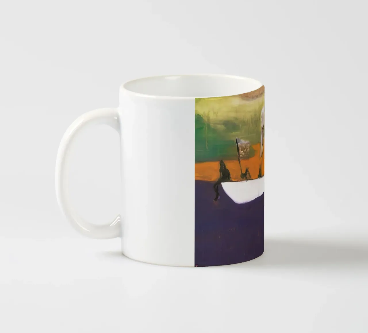 Peter Doig - Canoa, 2008 tazza in ceramica da Milfordpaint
