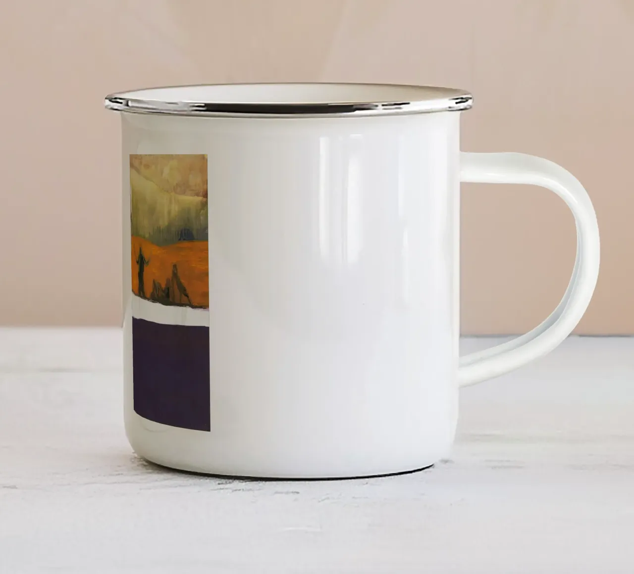 Peter Doig - Canoa, 2008 tazza in smalto da Milfordpaint