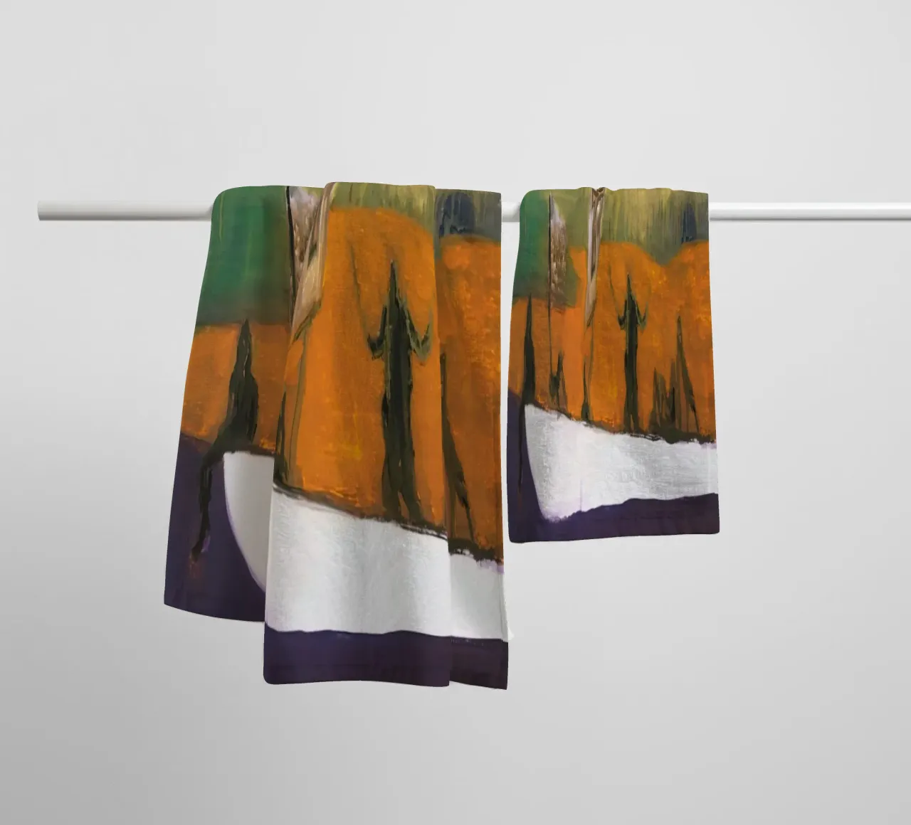 Peter Doig - Canoa, 2008 asciugamano da bagno da Milfordpaint