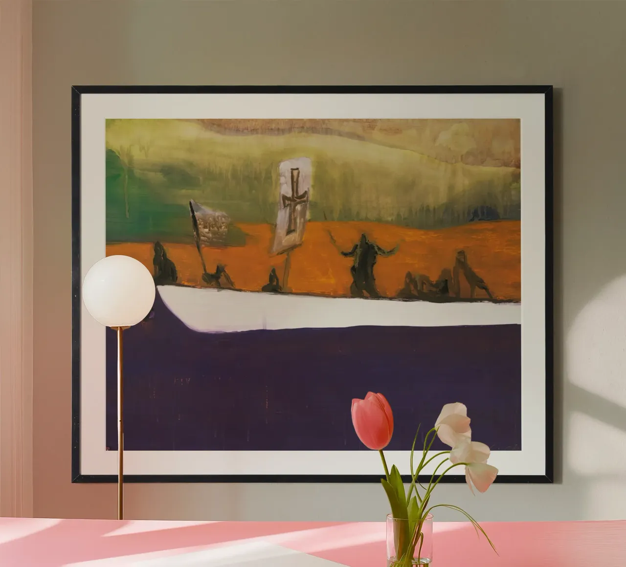 Peter Doig - Canoa, 2008 carta hahnemühle da Milfordpaint