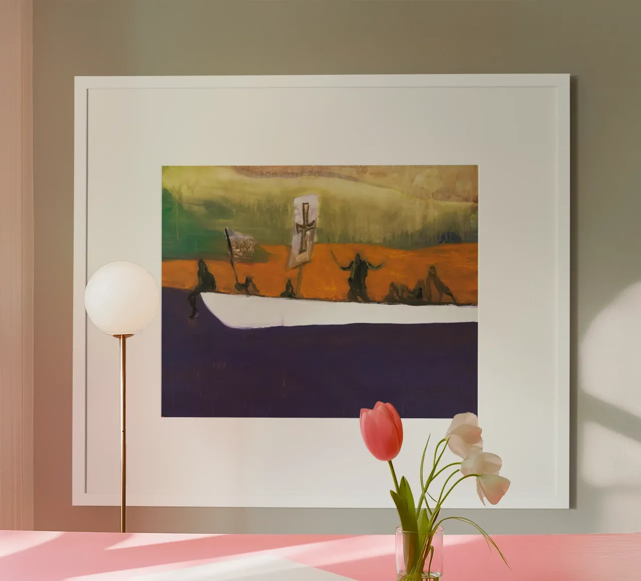 Peter Doig - Canoa, 2008 carta hahnemühle da Milfordpaint