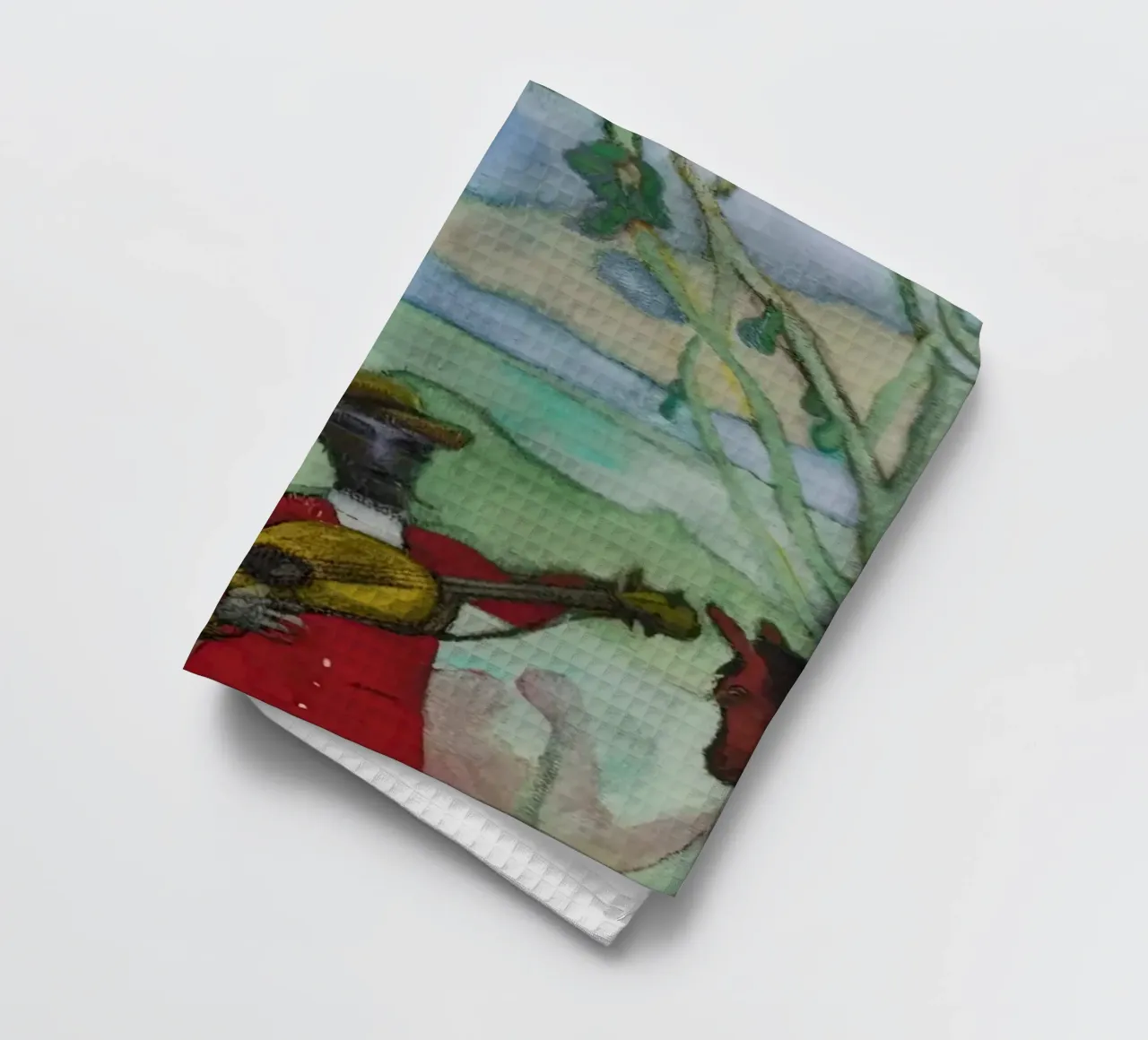 Peter Doig - Music 2 Trees 2023 torchon de Milfordpaint