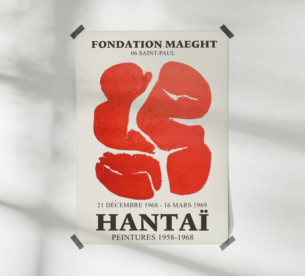 Poster rosso Hantai poster da Lonnieprints