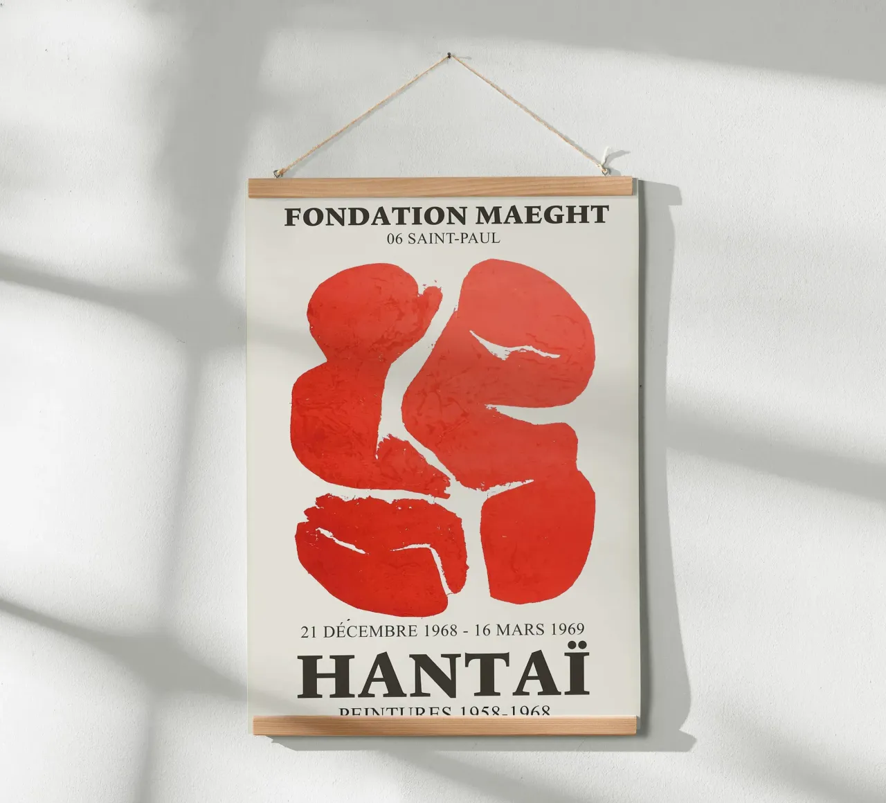 Poster rosso Hantai poster da Lonnieprints
