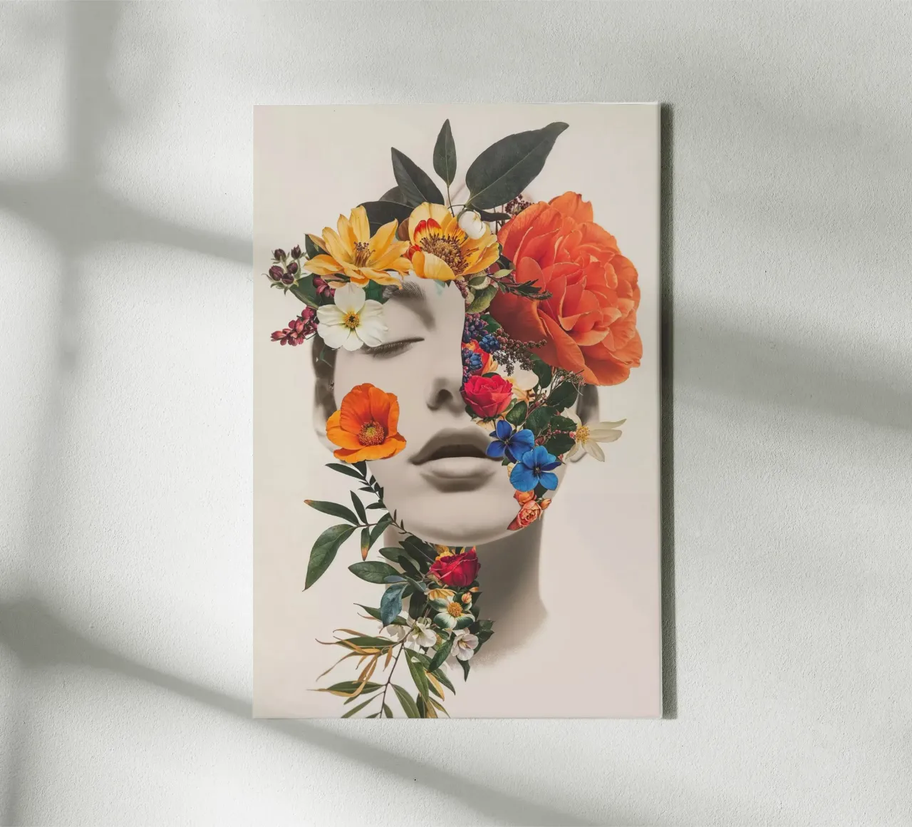 Whispers of Spring canvas met Baklijst van La Collagerie