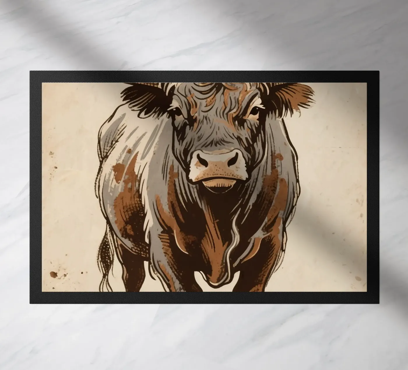 Stier Fußmatte von knowledge