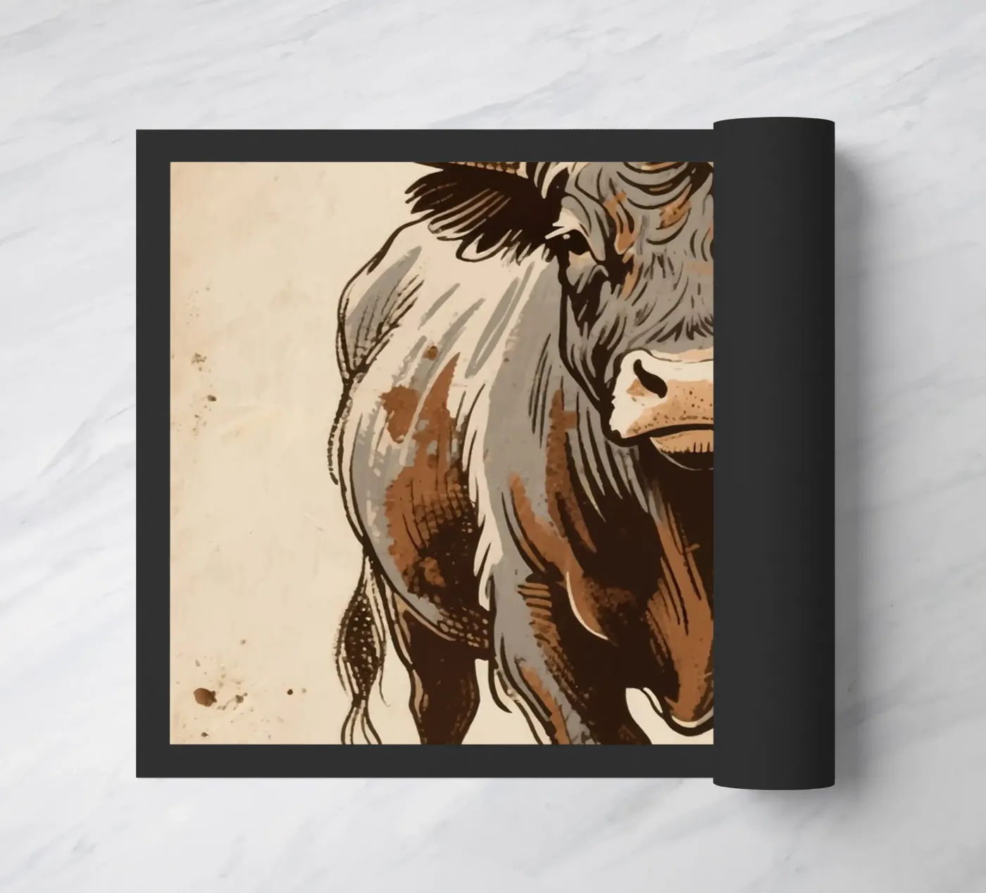 Stier Fußmatte von knowledge