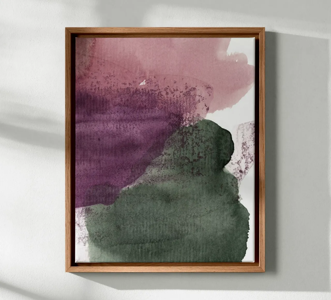 organic shapes 1 tela con Cornice a cassetta da IRIS LEHNHARDT FINE ART