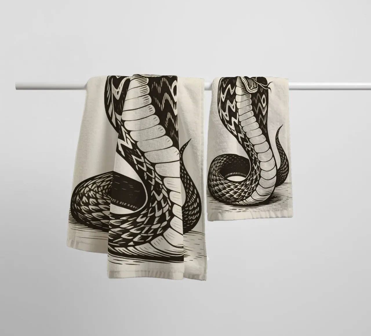 Re Cobra asciugamano da bagno da knowledge