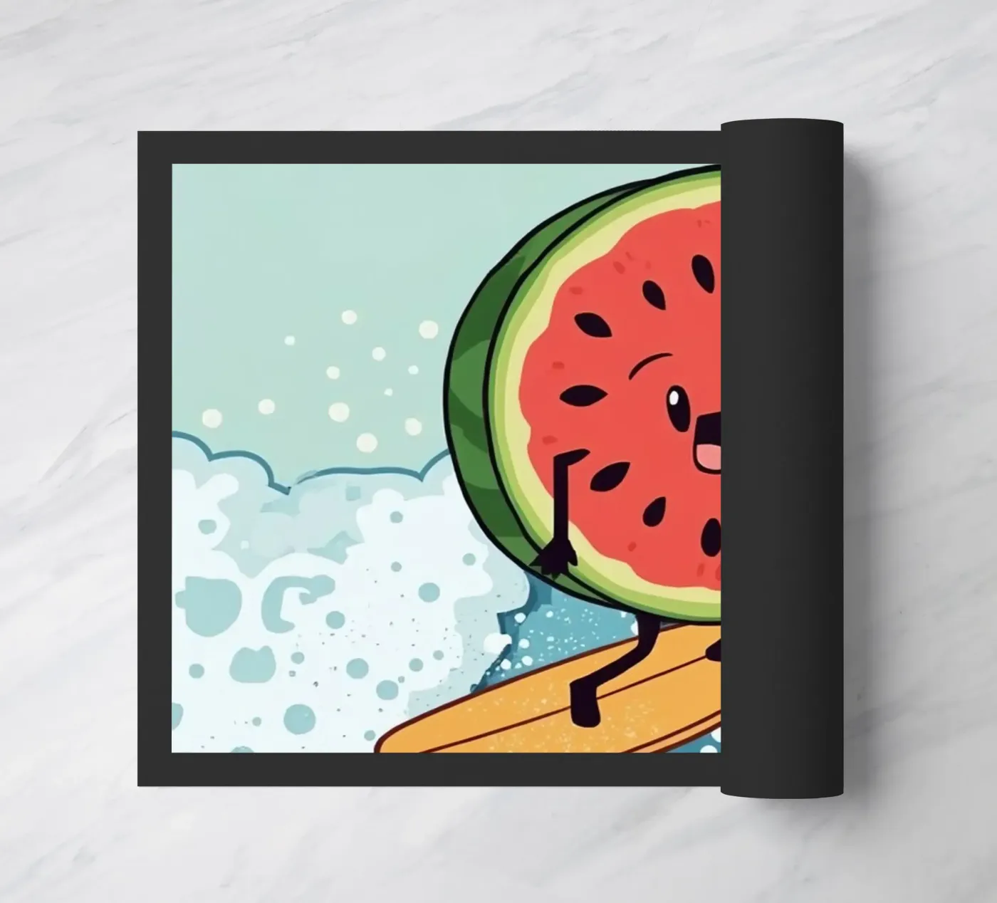 Surf Melon doormat by DesignDoodle