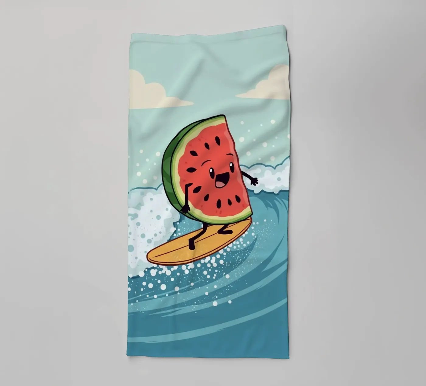 Surf Melon towel by DesignDoodle