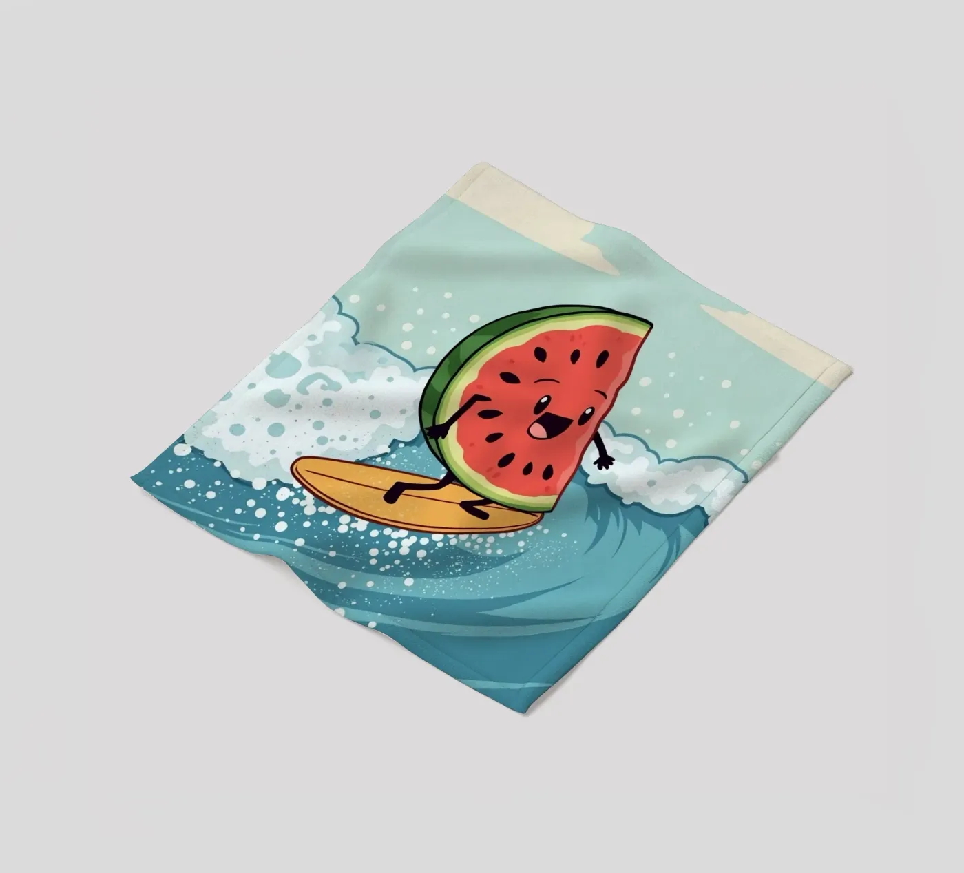 Surf Melon Fleecedecke von DesignDoodle