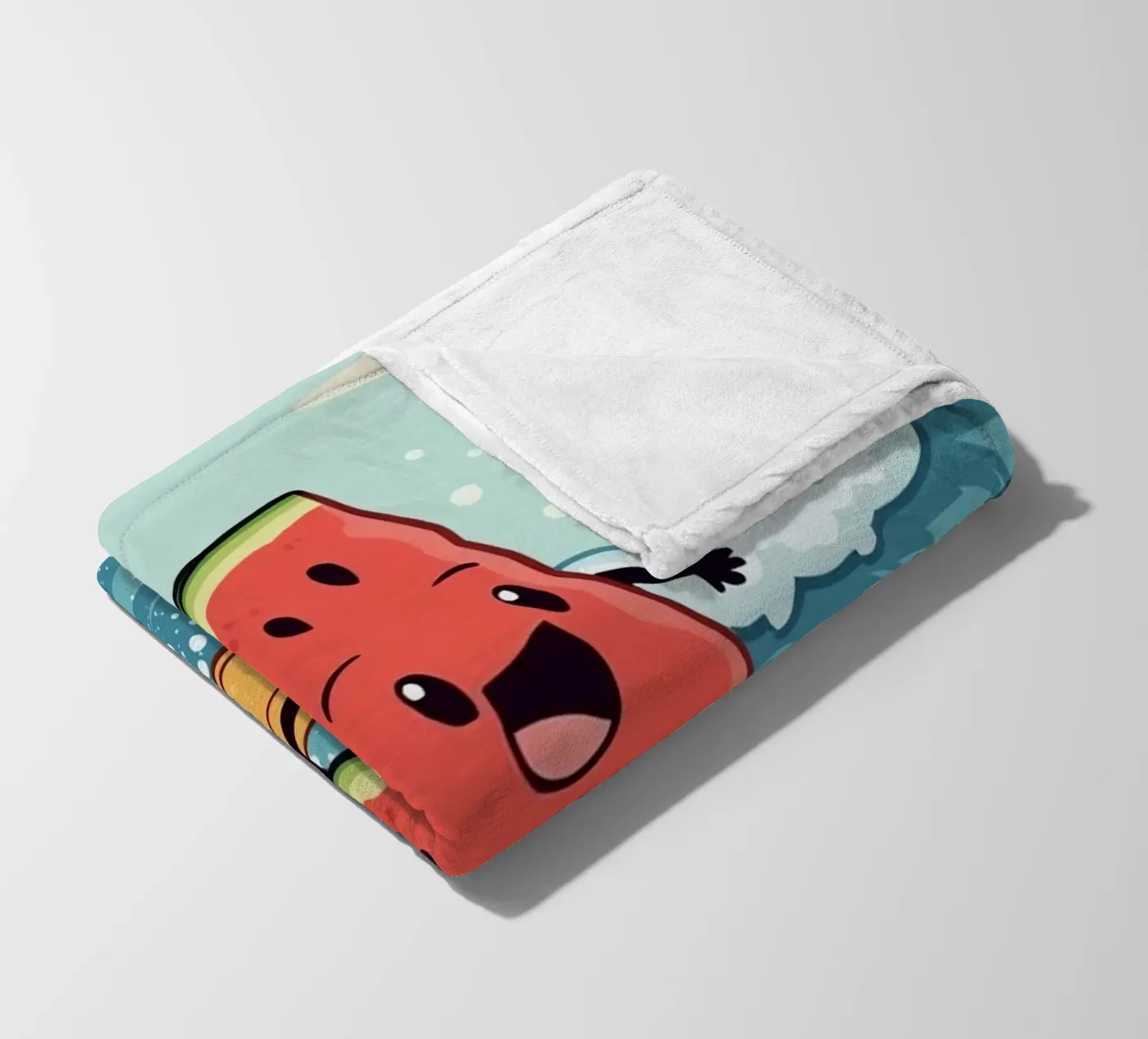 Surf Melon Fleecedecke von DesignDoodle