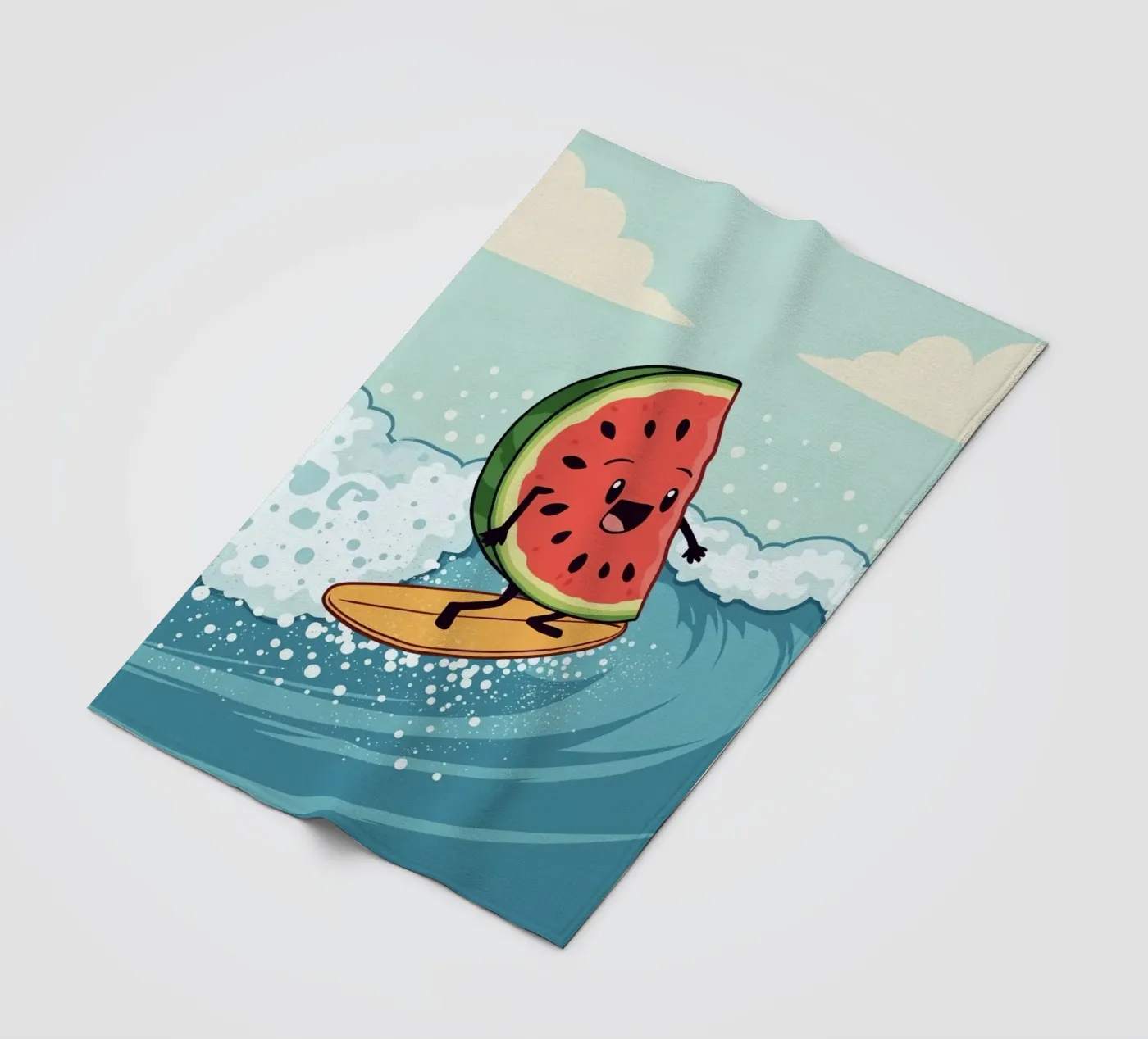 Surf Melon Fleecedecke von DesignDoodle
