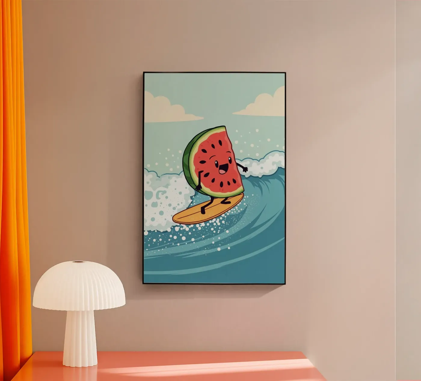 Surf Melon plexiglas de DesignDoodle