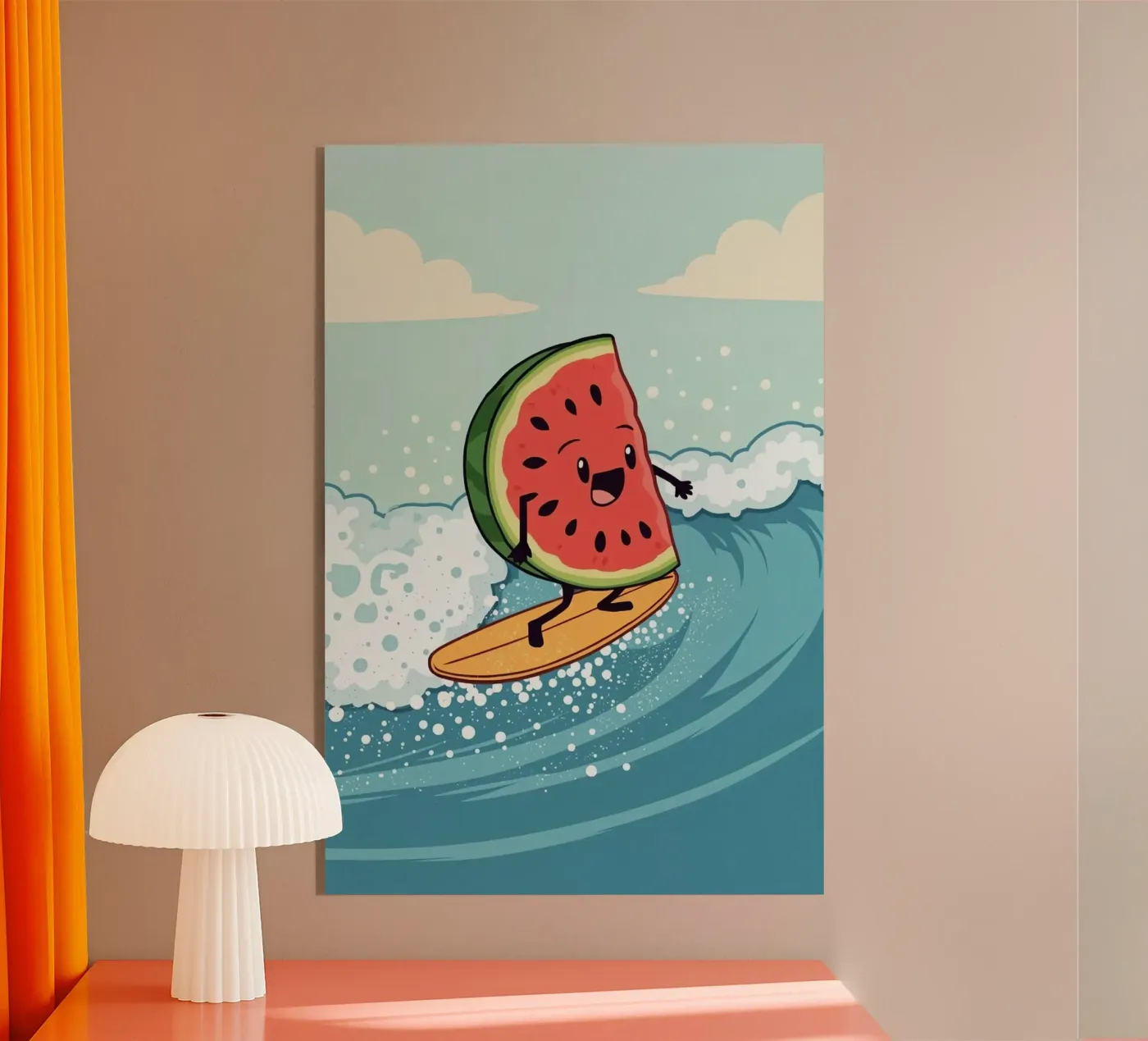 Surf Melon plexiglas de DesignDoodle