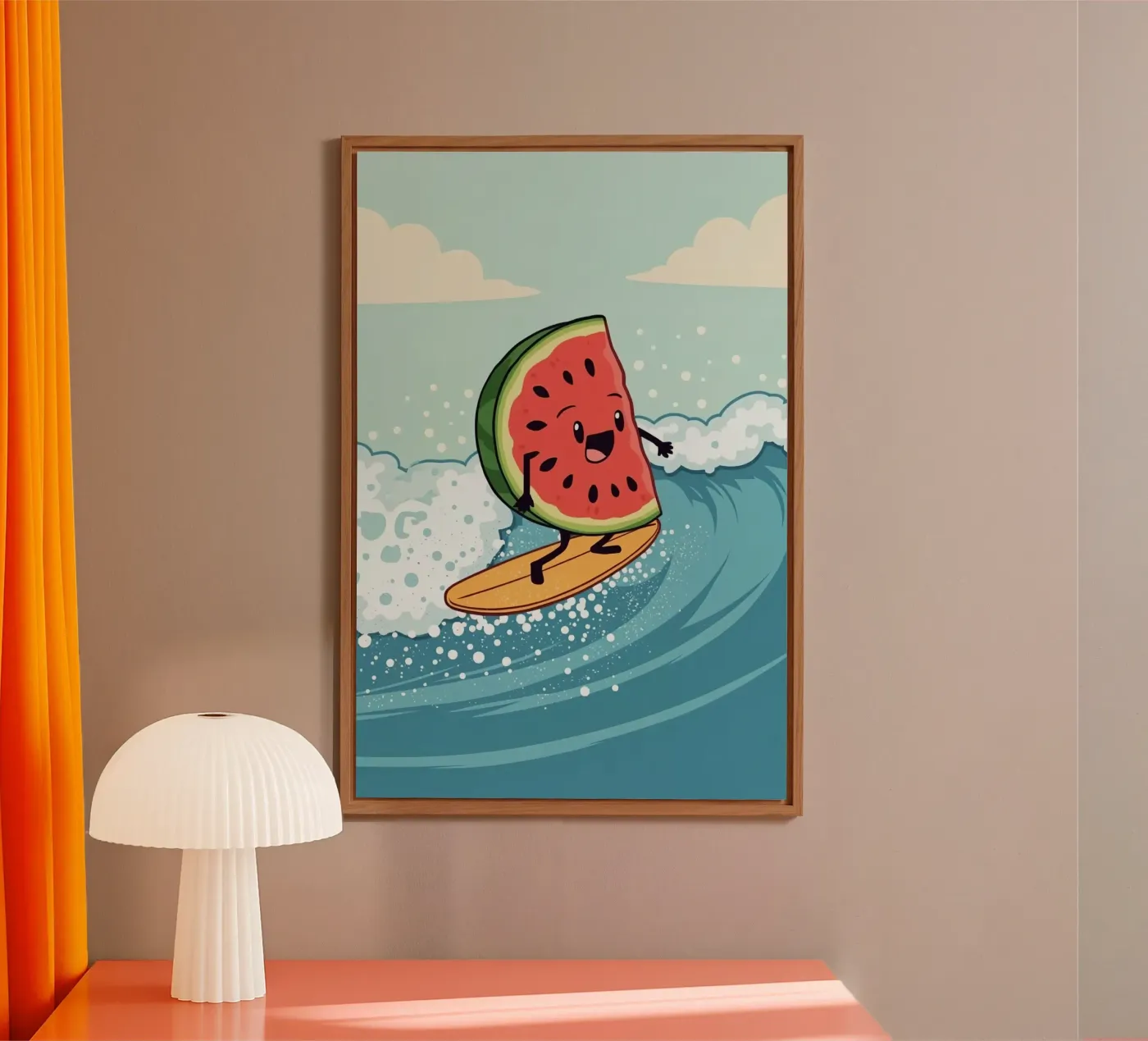 Surf Melon forex plate by DesignDoodle