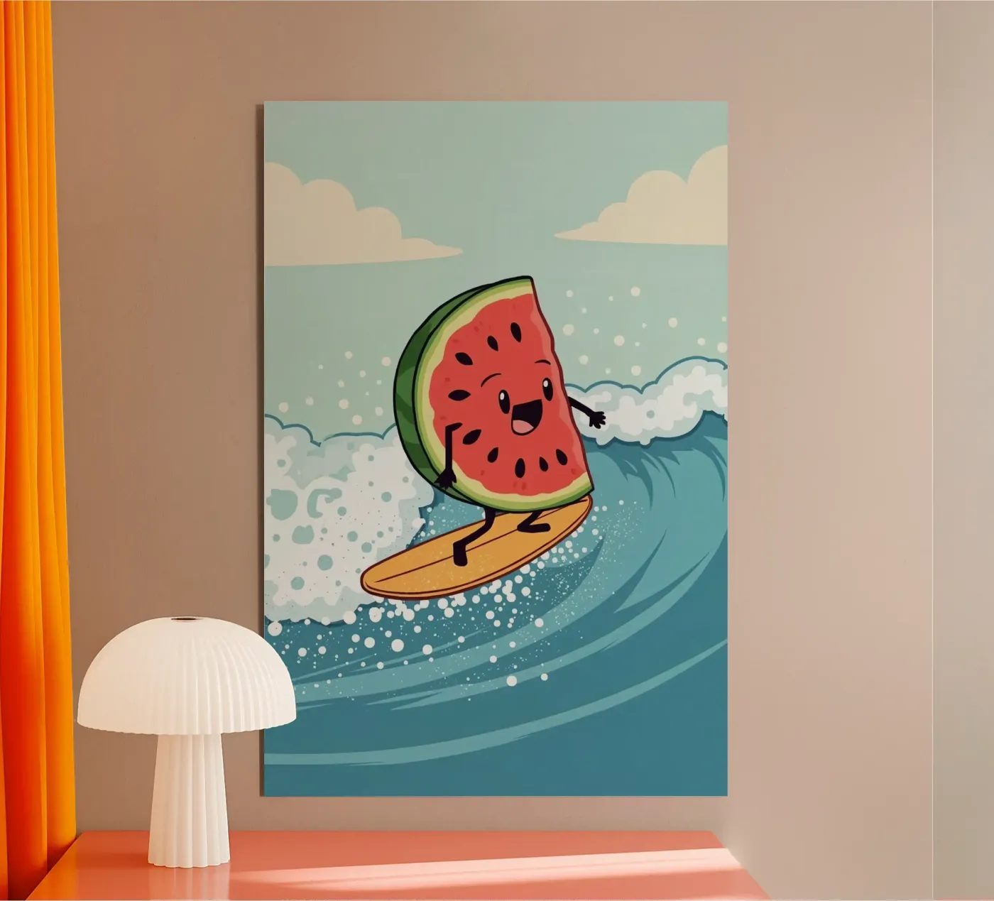 Surf Melon forex plate by DesignDoodle