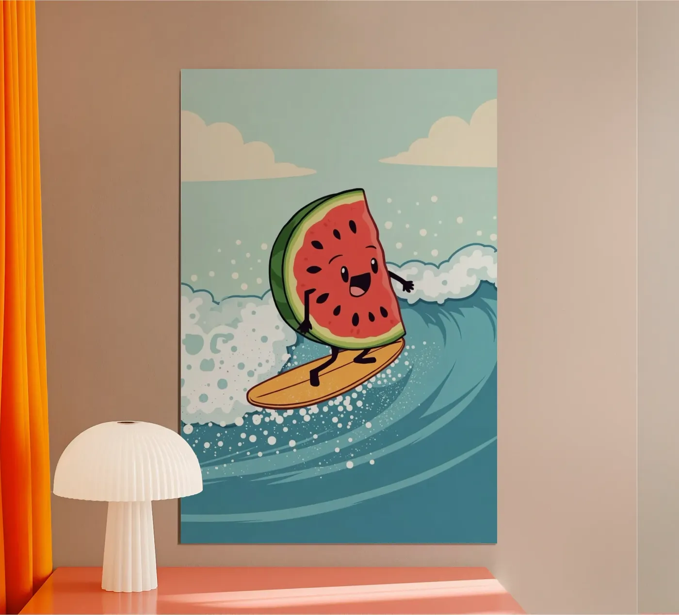 Surf Melon poster da DesignDoodle