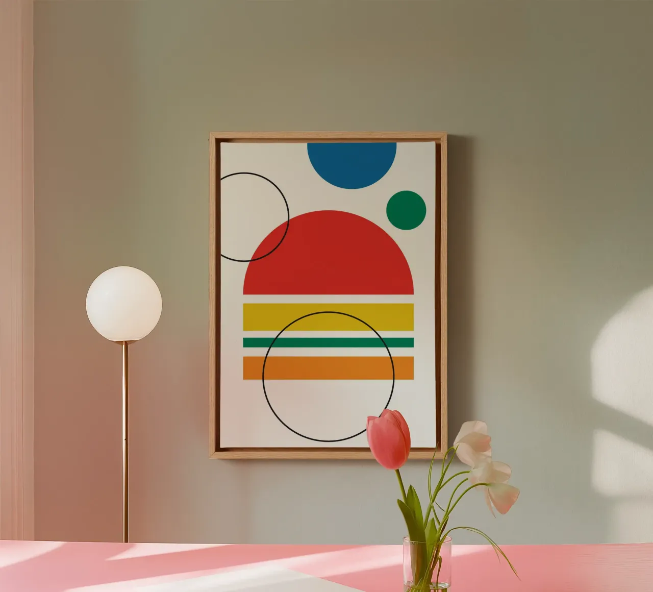 Bauhaus Burger in grassetto tela con Cornice a cassetta da galihstudio