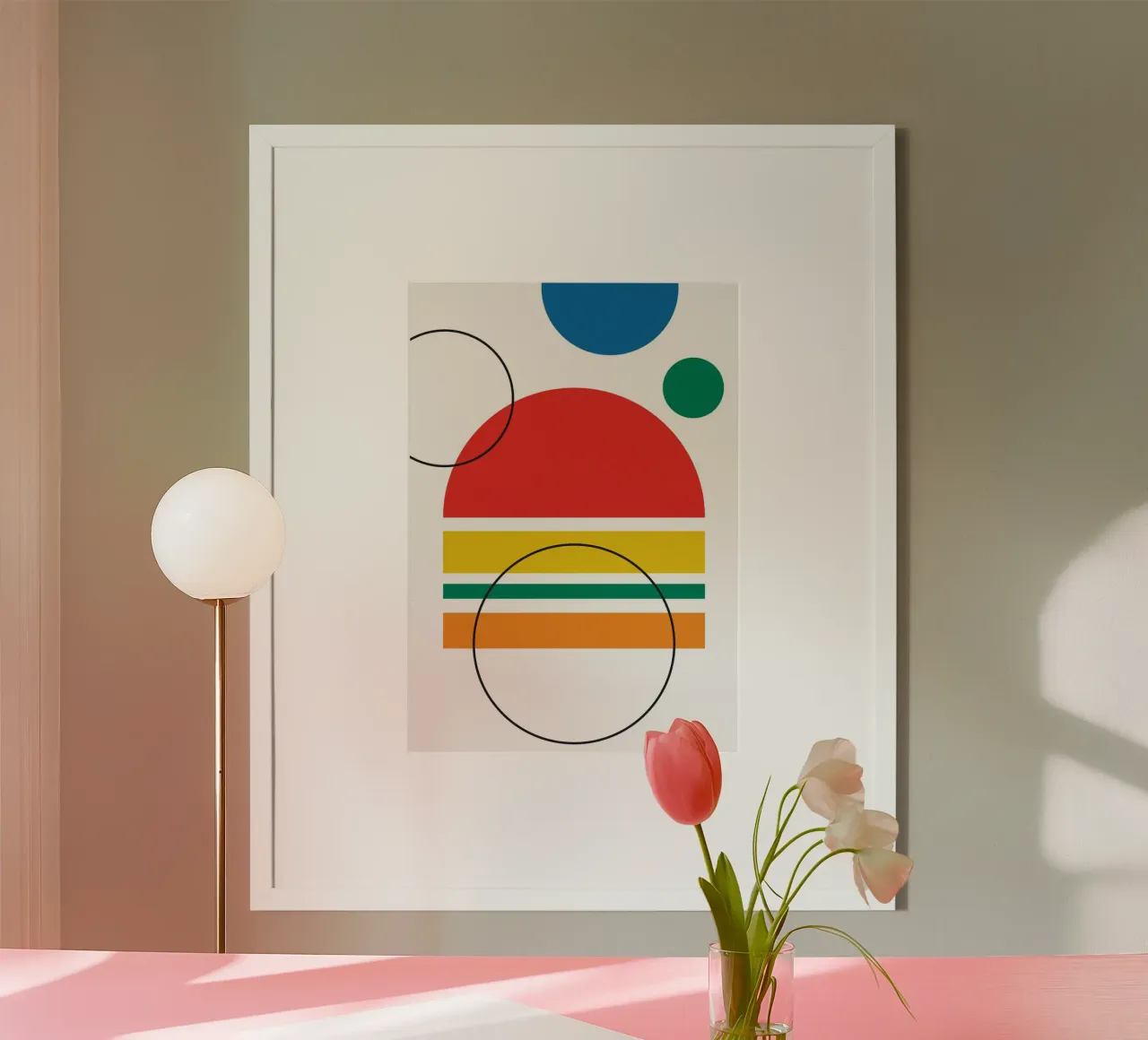 Bauhaus Burger in grassetto poster da galihstudio