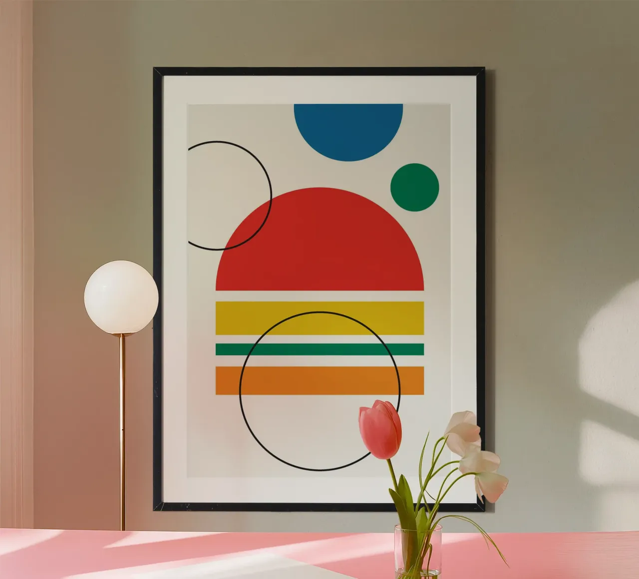 Bauhaus Burger in grassetto poster da galihstudio