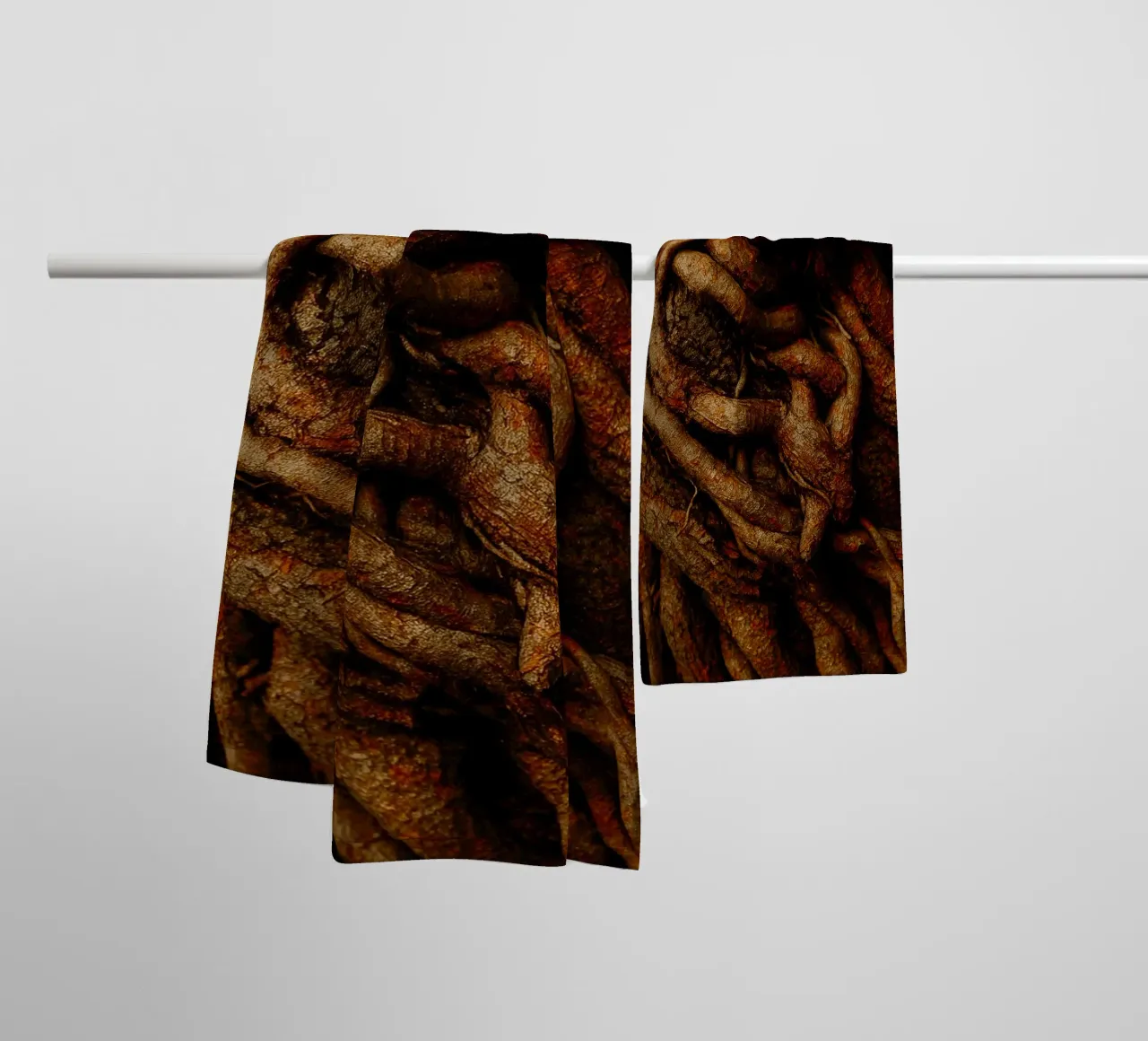 root of the tree view photography towel by landtengs