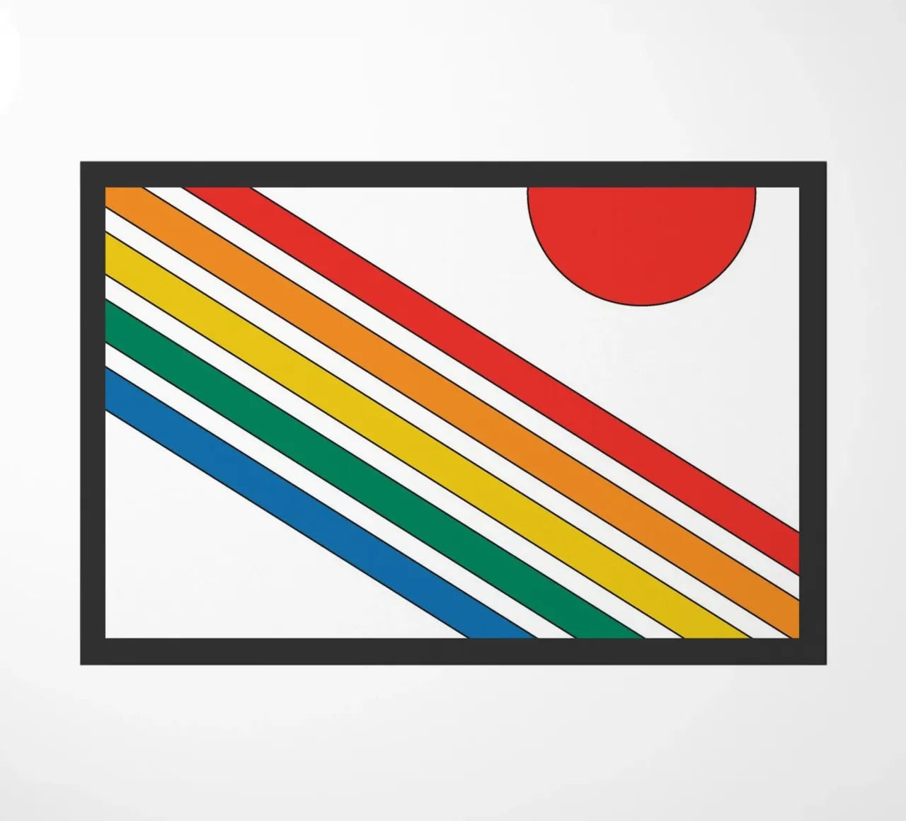 Striscia di linea Bauhaus zerbino da galihstudio