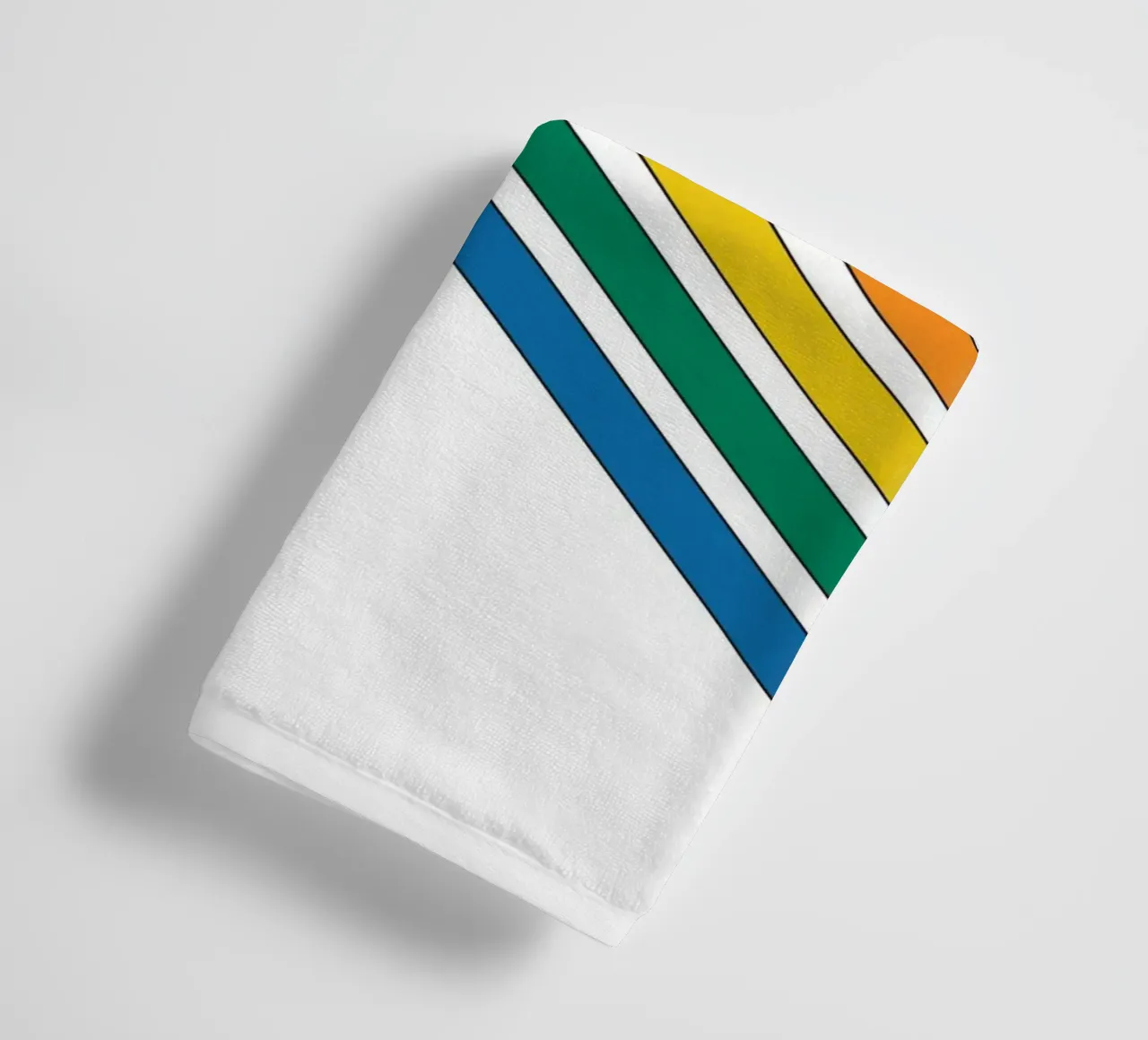 Striscia di linea Bauhaus asciugamano da bagno da galihstudio