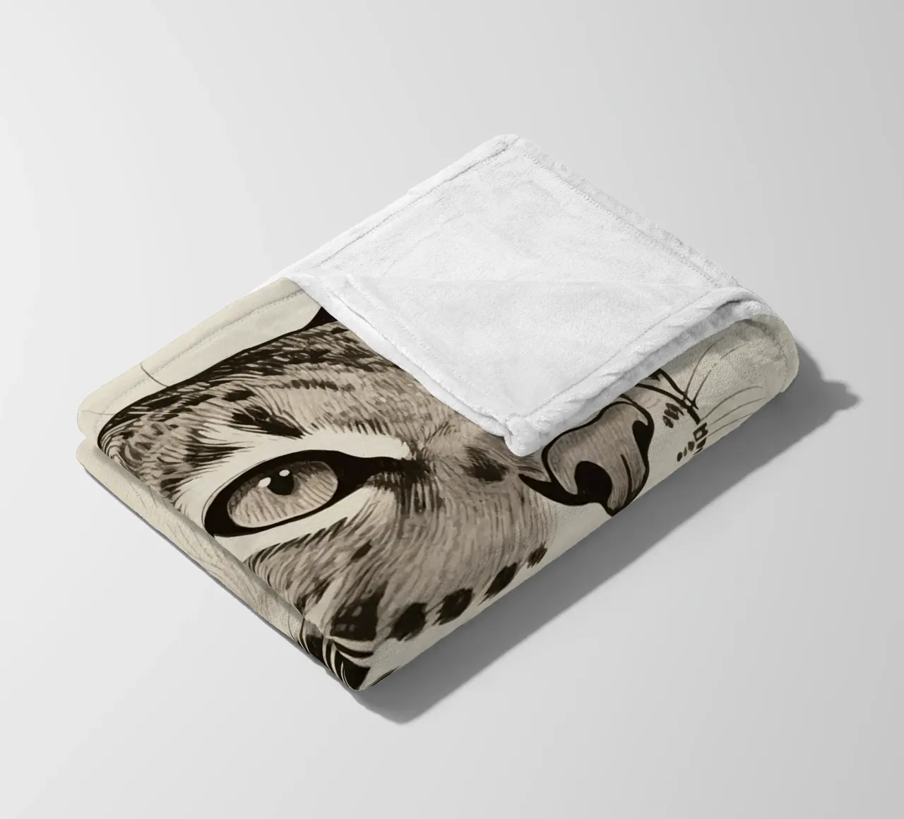 Bobcat coperta in pile da knowledge