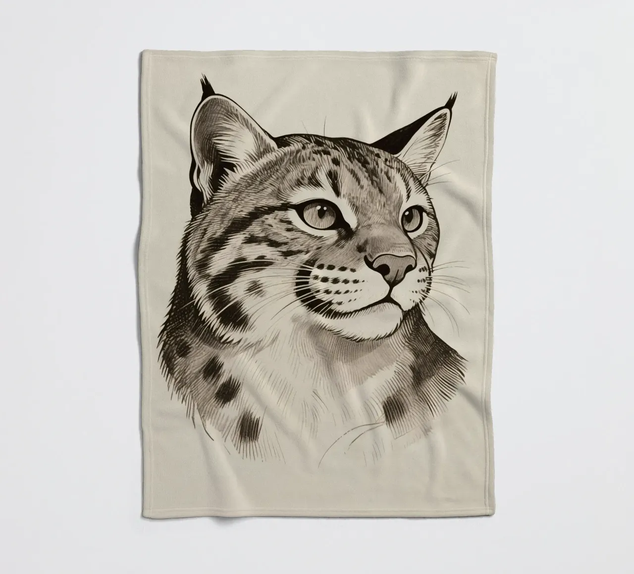Bobcat coperta in pile da knowledge