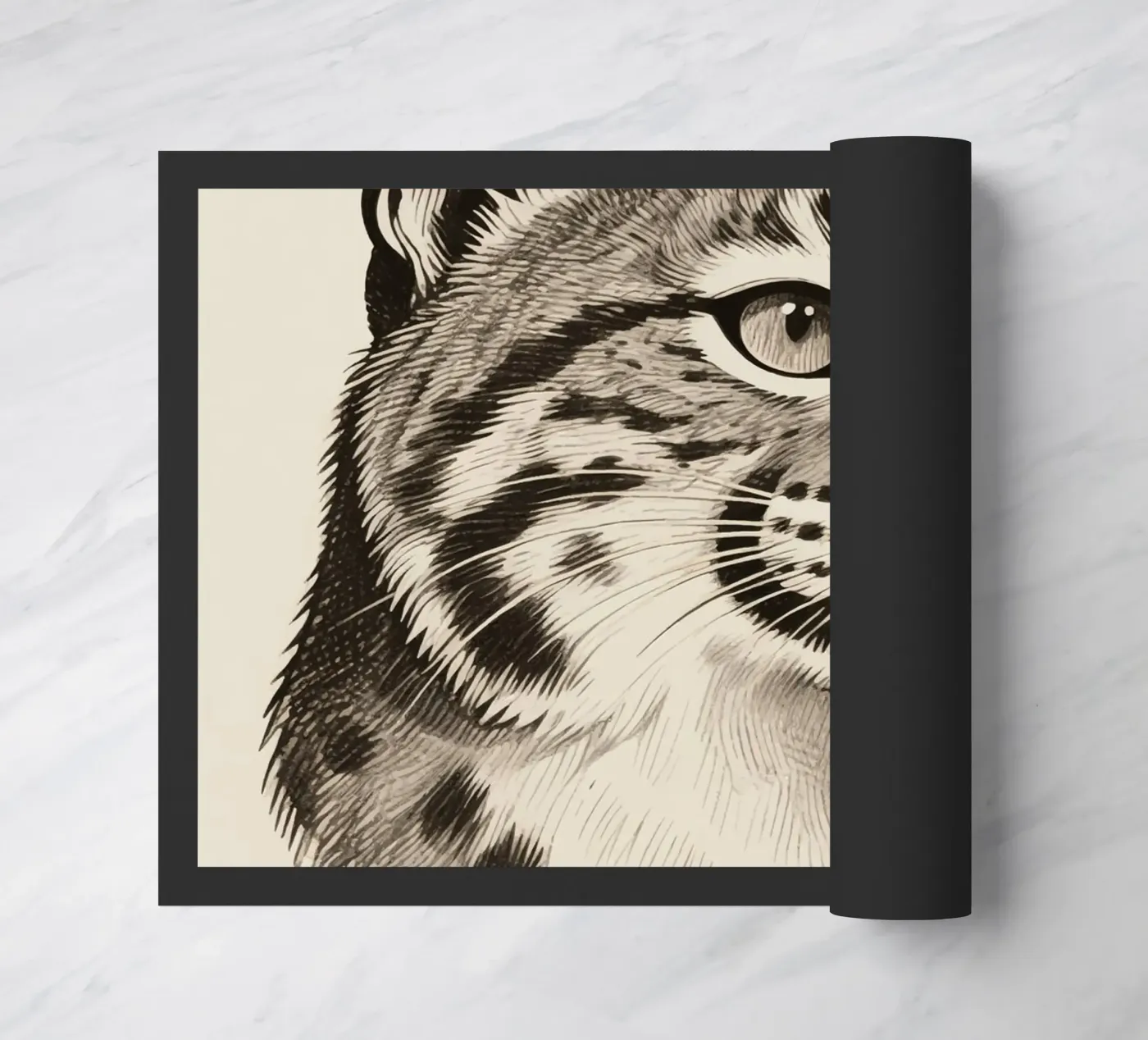 Bobcat doormat by knowledge