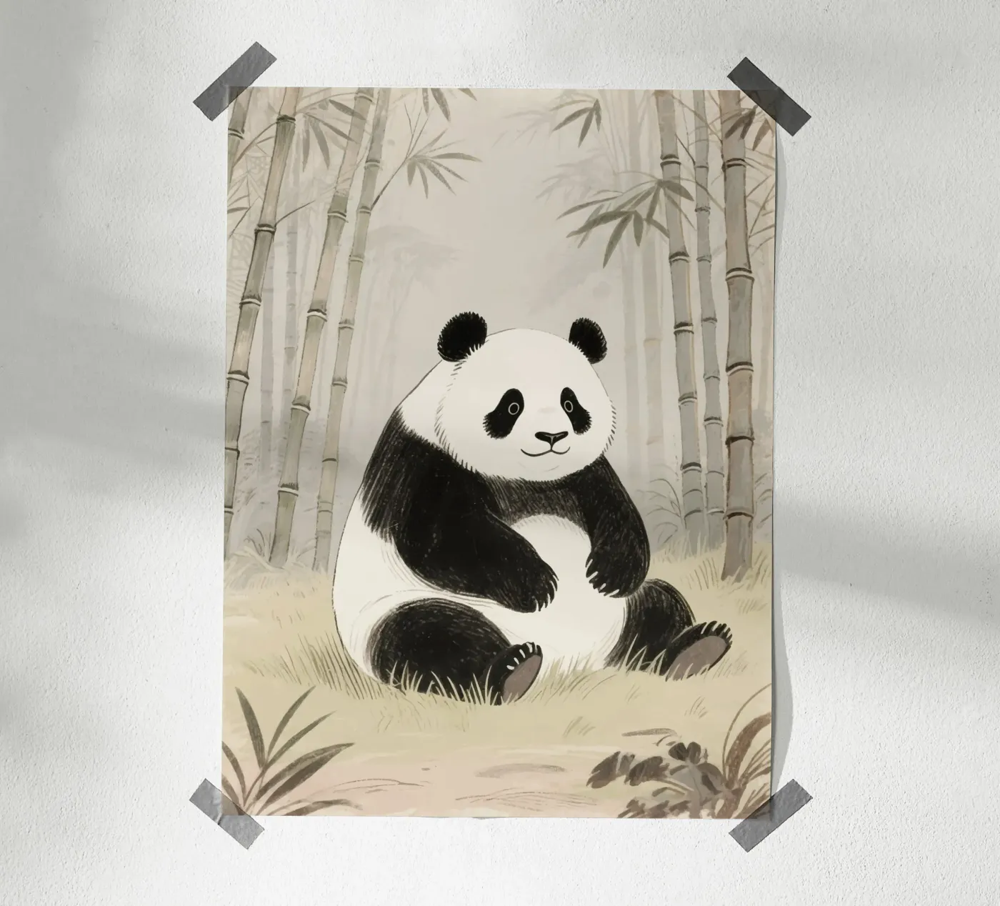 Panda géant poster de knowledge