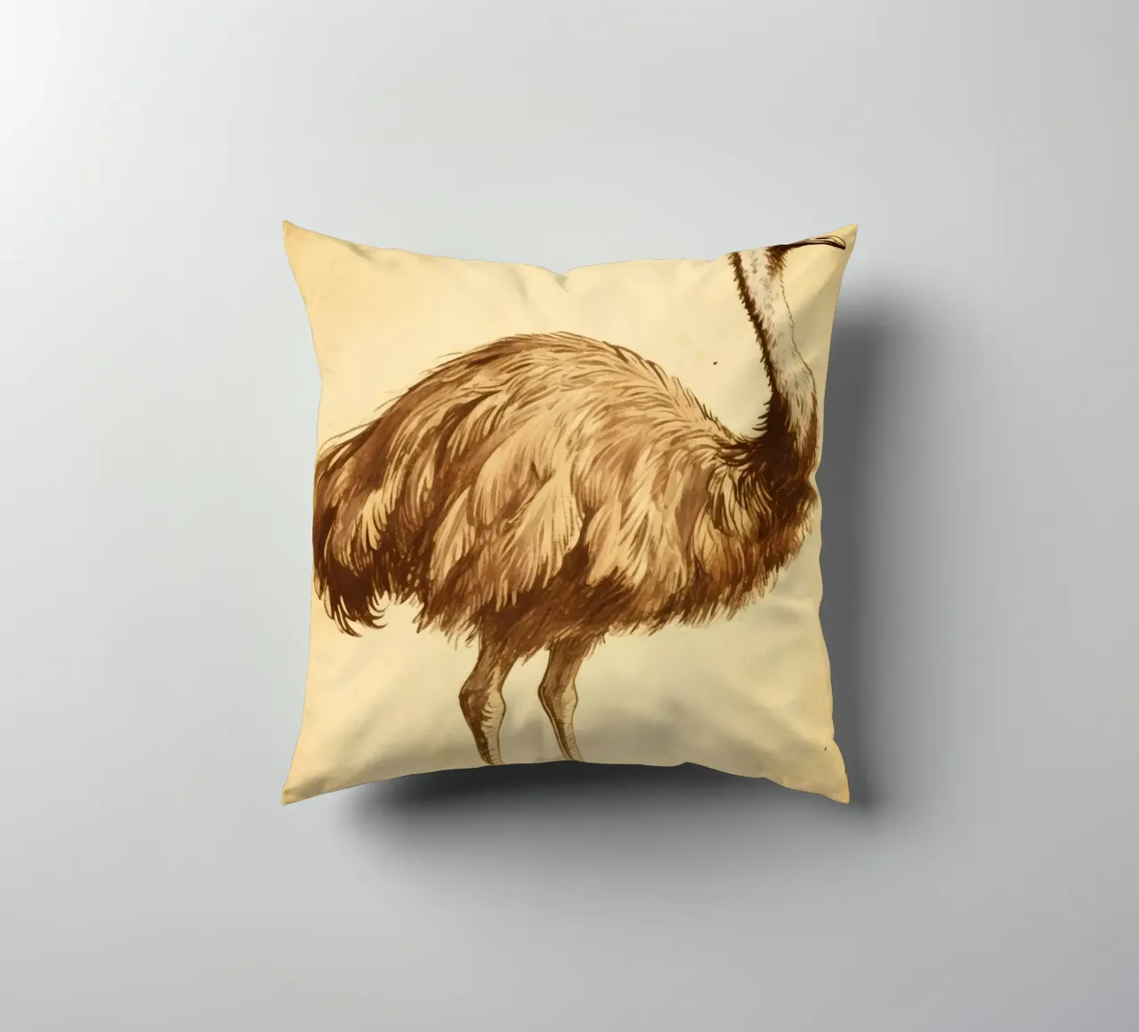 Uccello Emu cuscino da knowledge
