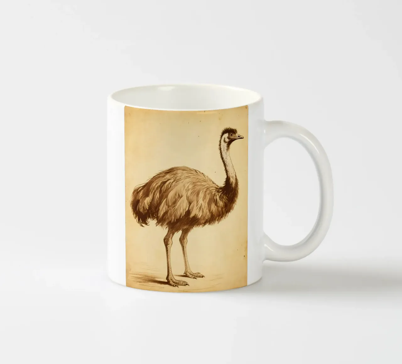 Uccello Emu tazza in ceramica da knowledge