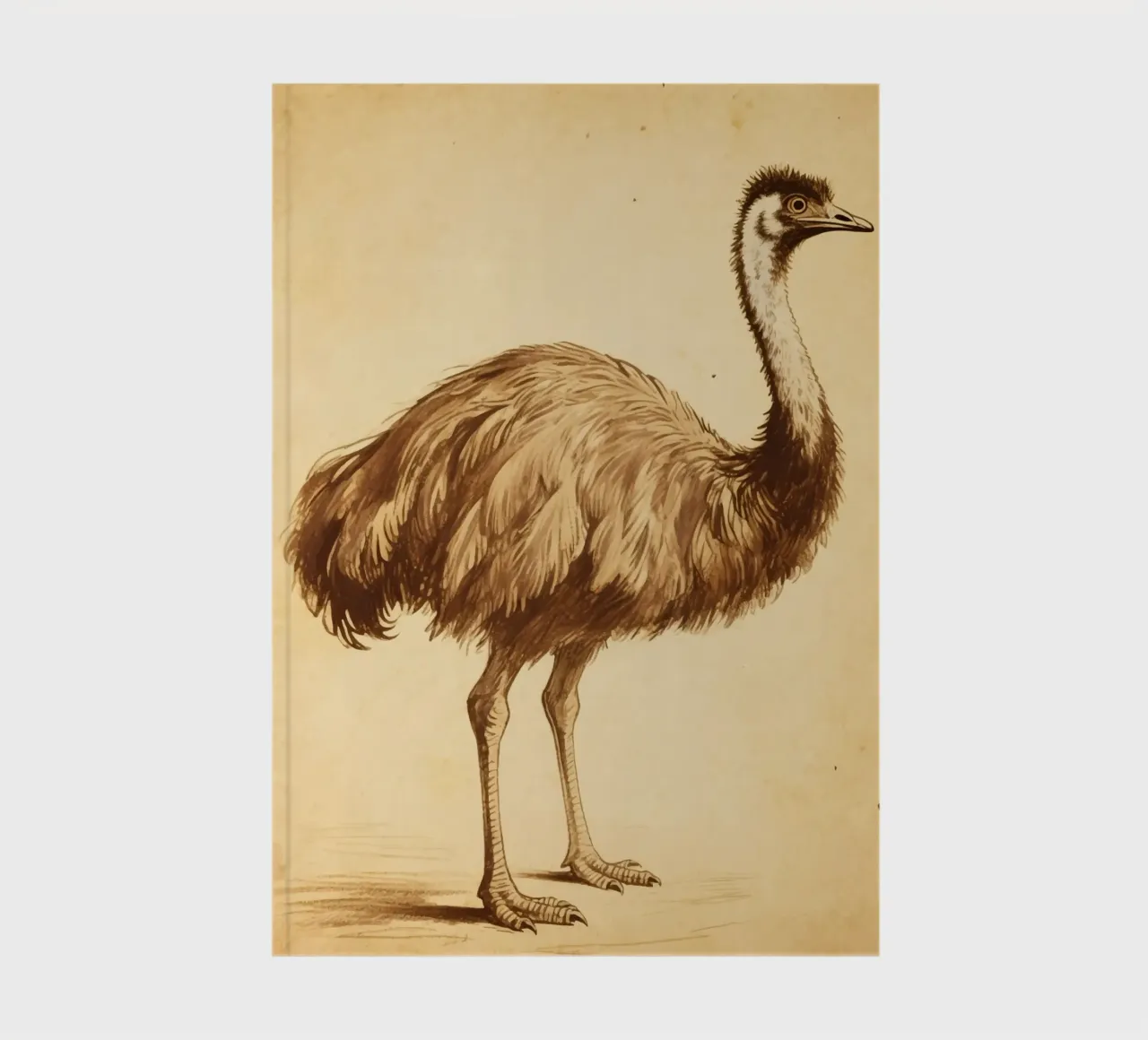 Emu Bird notebook by knowledge