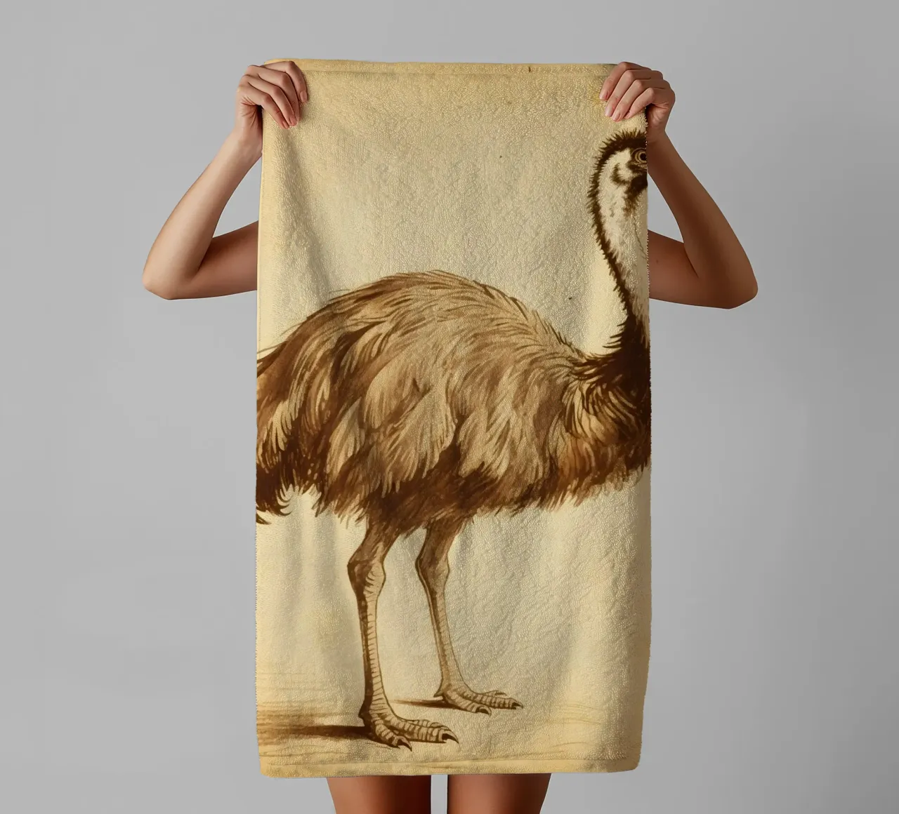 Uccello Emu asciugamano da bagno da knowledge