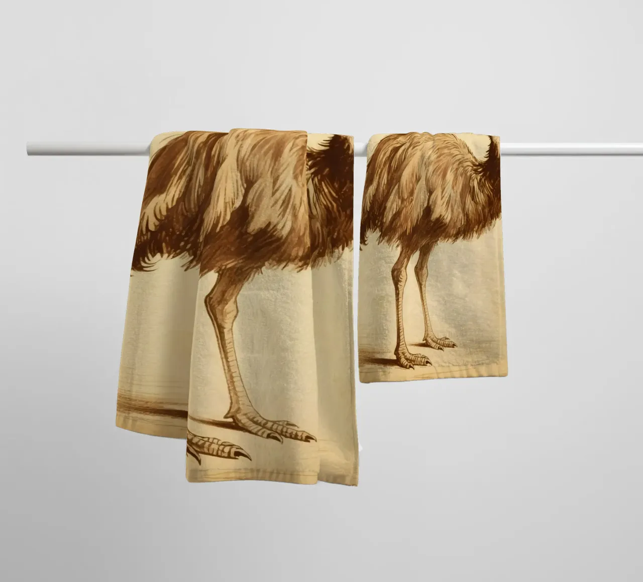 Uccello Emu asciugamano da bagno da knowledge