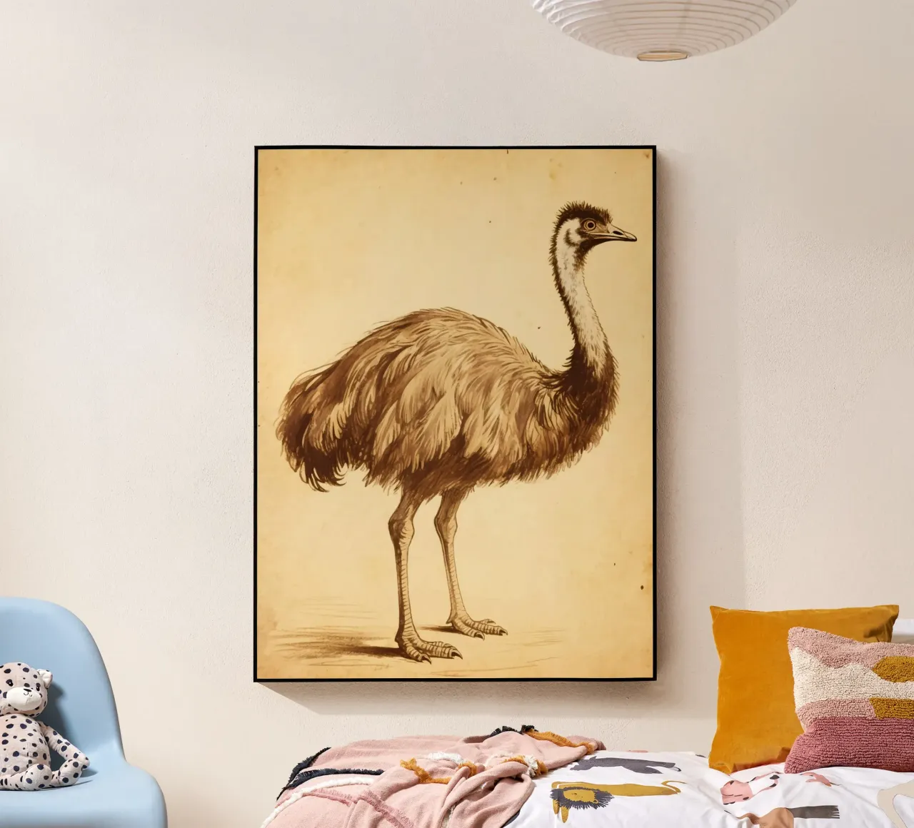 Uccello Emu plexiglass da knowledge