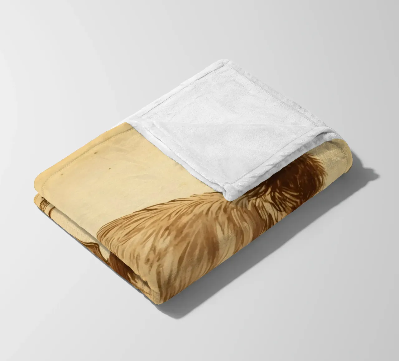 Uccello Emu coperta in pile da knowledge