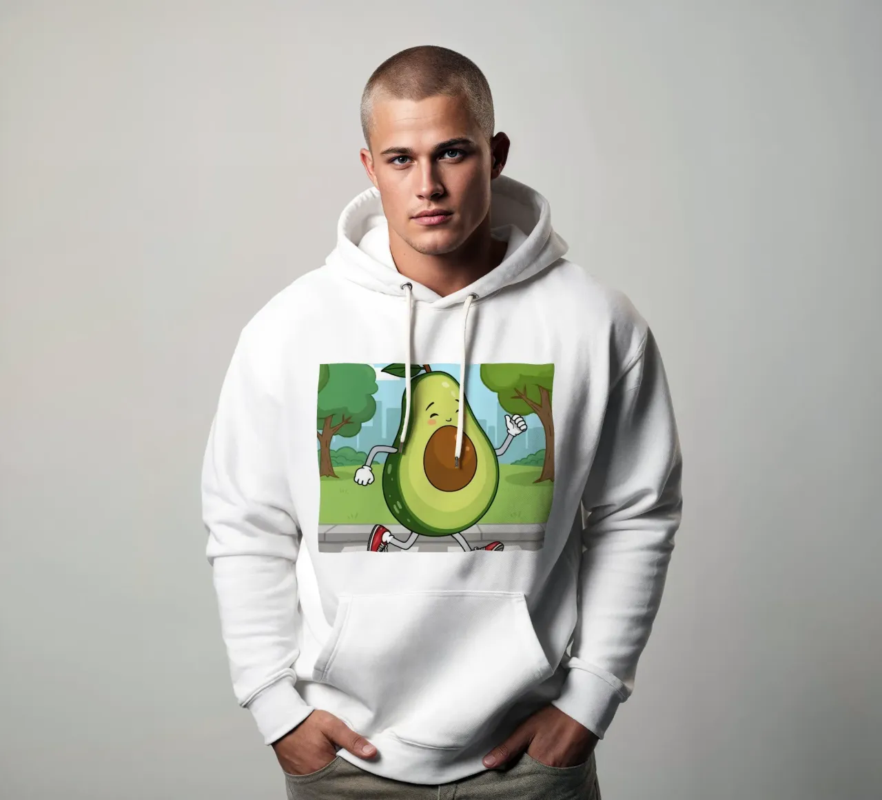 Avocardio felpa con cappuccio da DesignDoodle